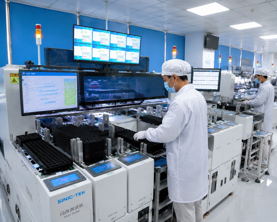 SSD性能测试与稳定性验证现场