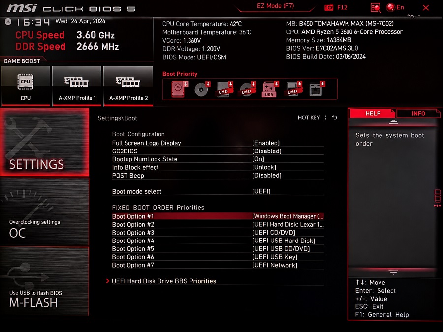 Win11换SSD后BIOS识别硬盘与Windows Boot Manager启动项